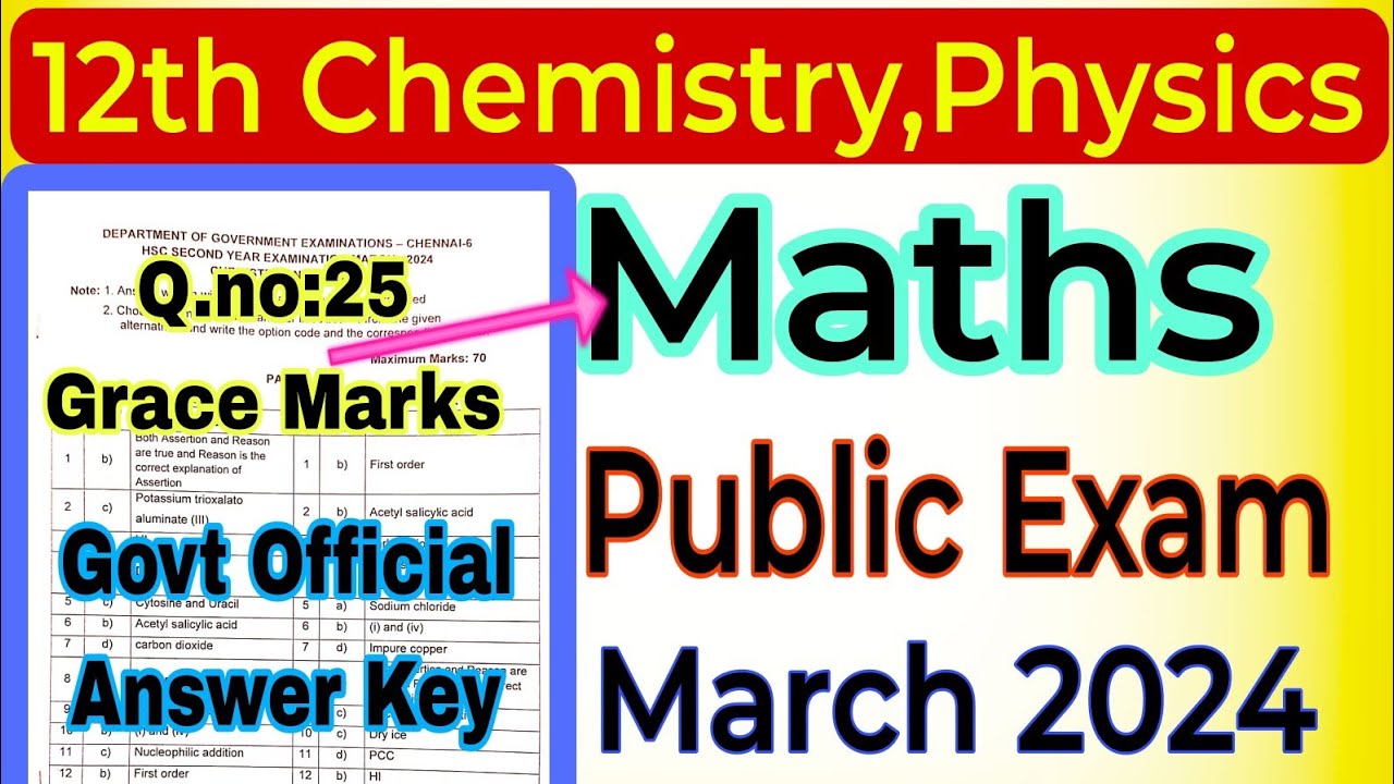 12th Chemistry Public Exam 2024 Official Answer Key 12th Maths Public 12th-chemistry-public-exam-2024-official-answer-key-12th-maths-public