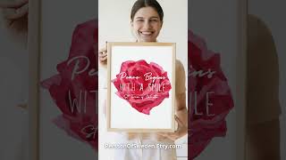 St Teresa of Calcutta, #SaintQuotes #QuoteWallArt #Typographyasart #KitchenQuoteWallArt