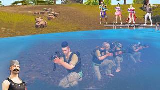 Victor Squad full m249 heart attack 😂😱Pubg Mobile Funny! screenshot 3