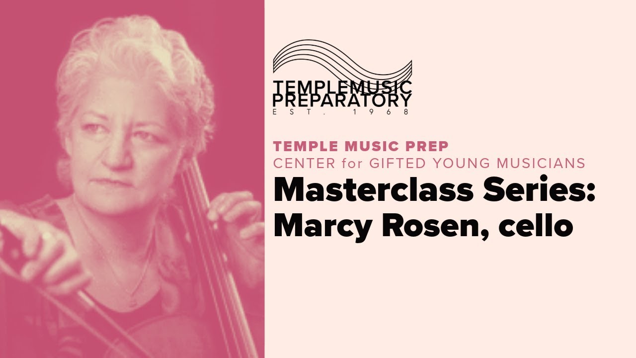 Center for Gifted Young Musicians Masterclass with Marcy Rosen