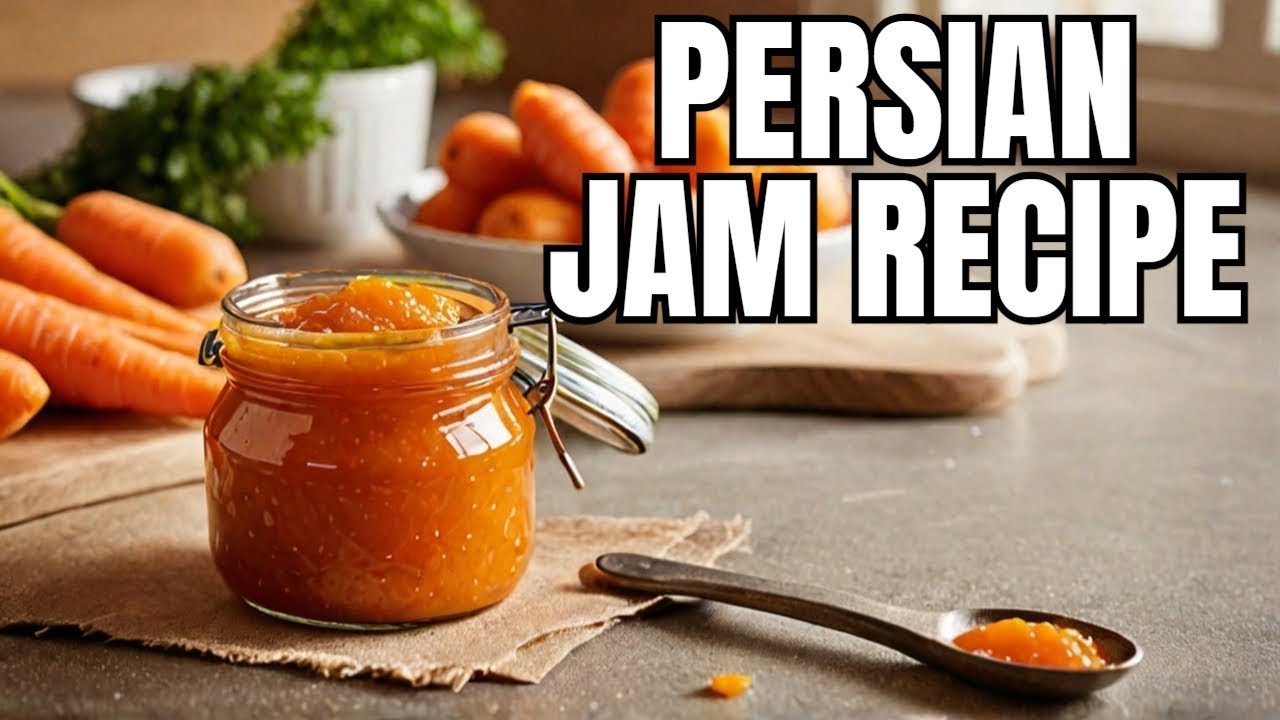 Рецепт домашнего морковного джема | Простой и вкусный джем по-персидски