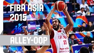 Mashayekhi Hangs it up for Ehadadi for the Alley-Oop!