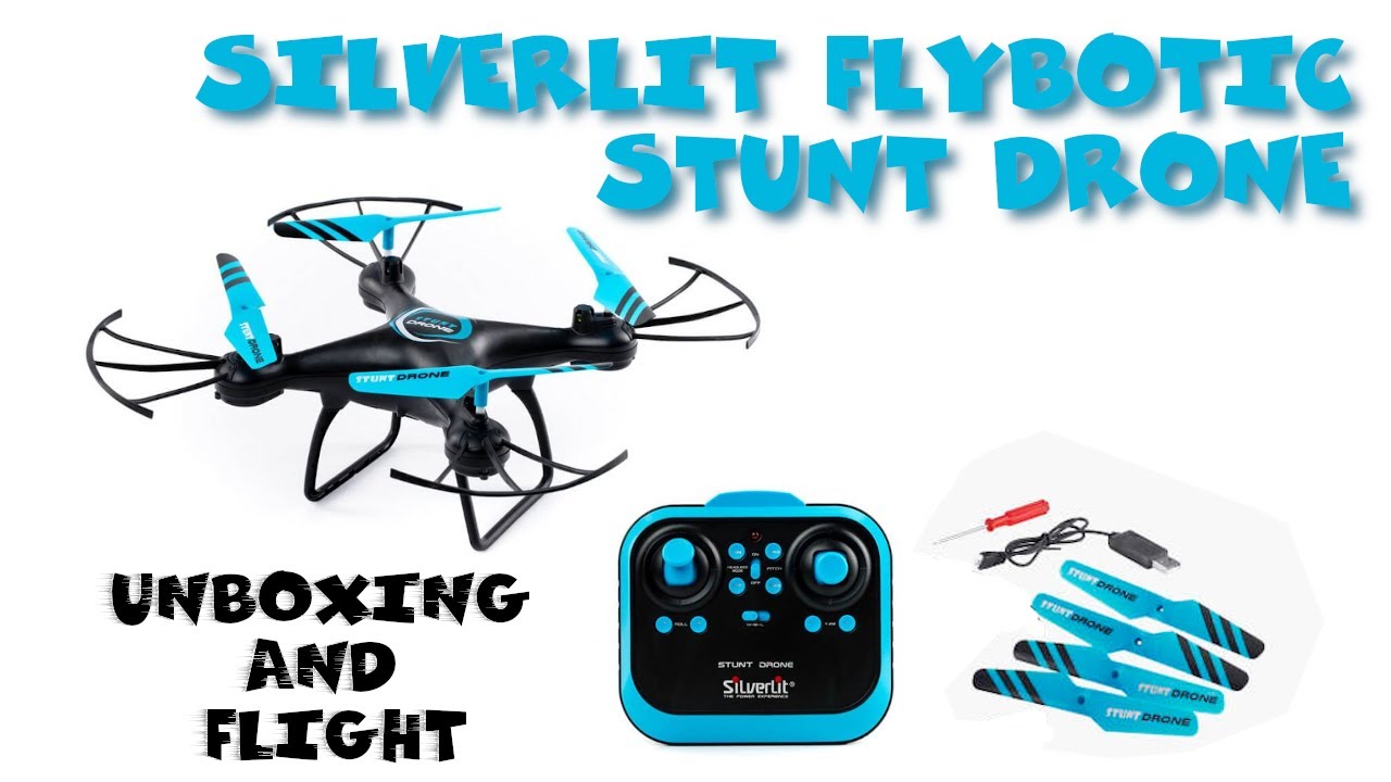 AFFORDABLE RC Toys- Silverlit Flybotic RC Stunt Drone, unboxing, Tested &  Review. 