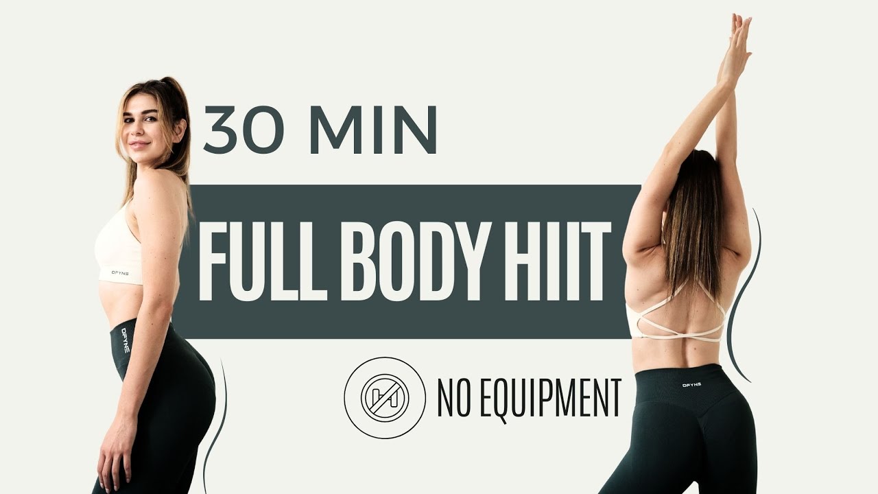 Bodyweight BEGINNER HIIT | 30 min (Get FIT at home) - YouTube