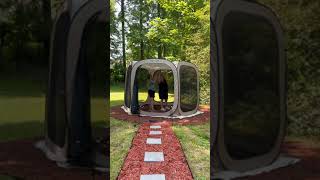 If mosquito's get you, check out this pop up screen tent from East Oak Living.