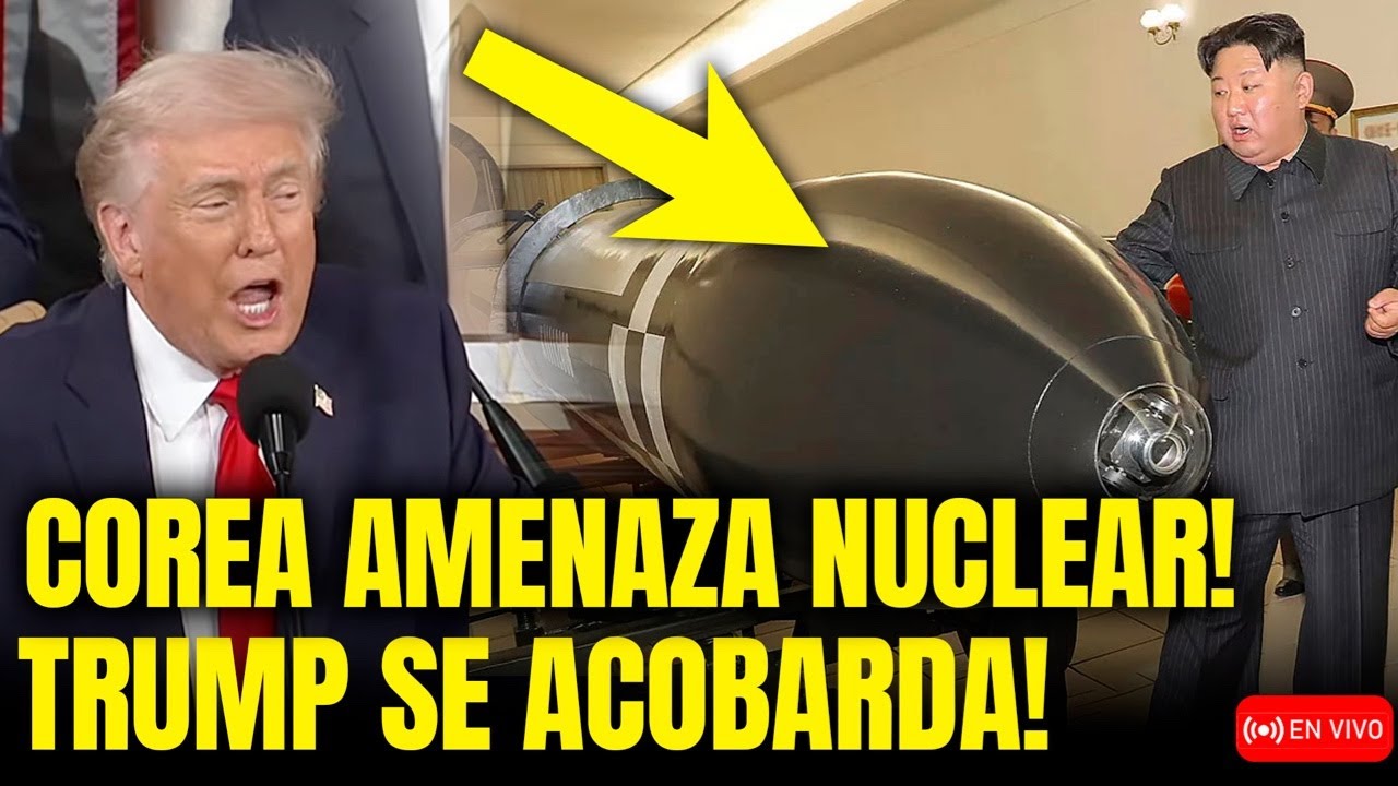 🚨COREA DEL NORTE AMENAZA CON APOCALIPSIS NUCLEAR Y TRUMP SE ACOBARDA