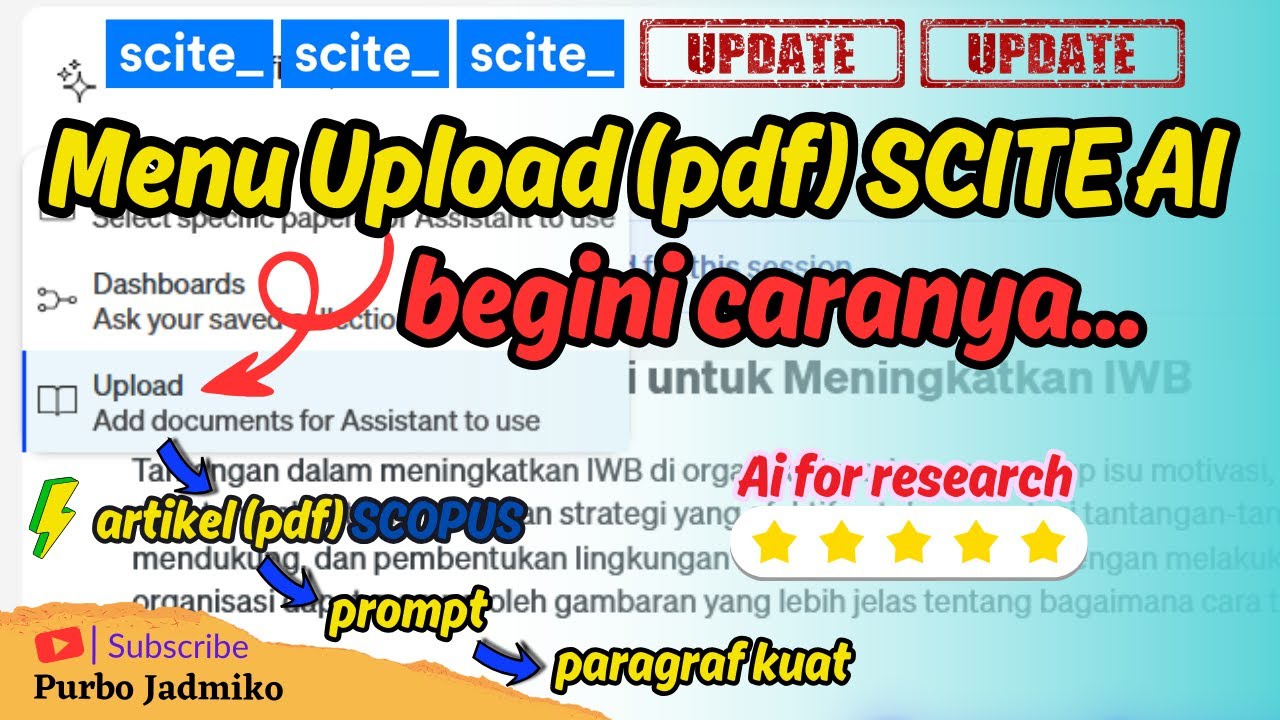 🎯 Upload PDF di Scite: Review Artikel (pdf) Lebih Cepat! Begini Caranya! 
