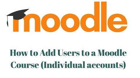 How to Add Users to a Moodle Course (Individual accounts) #QandAJunction #Moodle3.9 #Addusers