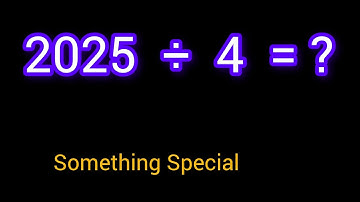 2025 Divided by 4 ||2025 ÷ 3||How do you divide 2025 by 4 step by step?||2025/4