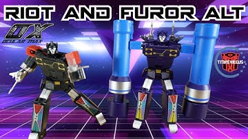 Ocular Max RMX-07A Riot & RMX-08A Furor Alternatives (AKA Rumble & Frenzy Toy Decos)