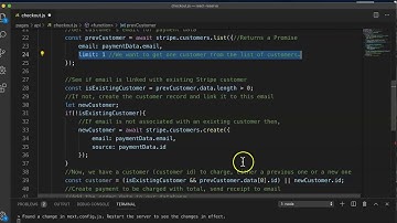 41 checking out the shopping cart on the server side