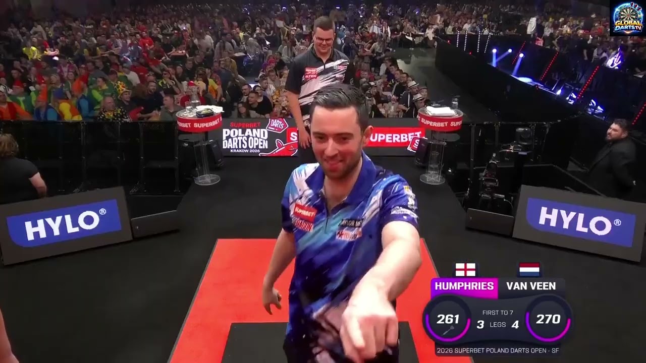 Luke Humphries vs Gian van Veen  European Tour 1 - Semi-finals