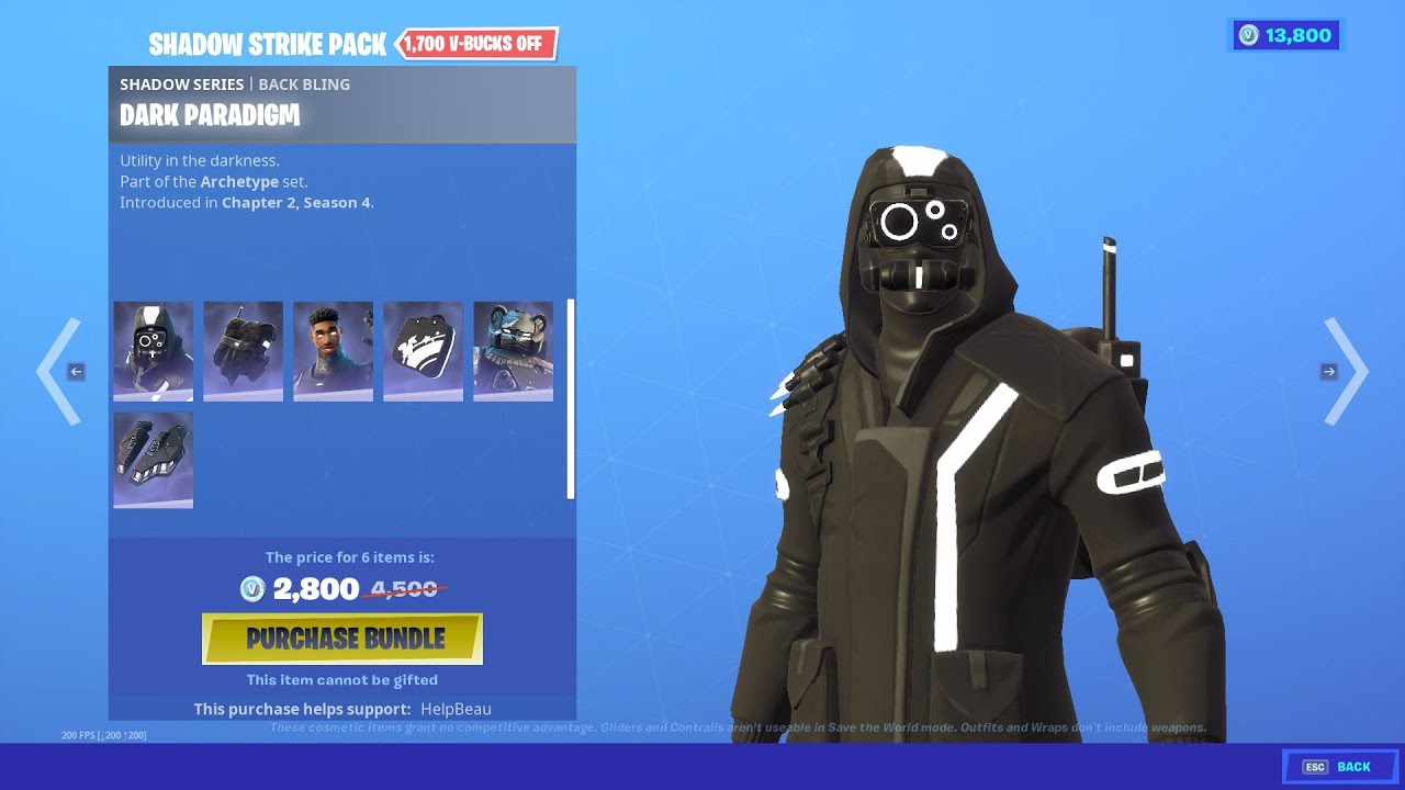 Fortnite Item Shop Today [25th February] SHADOW STRIKE PACK BACK OUT IN FORTNITE BATTLE ROYALE!