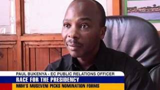 Museveni picks Presidential Nomination forms