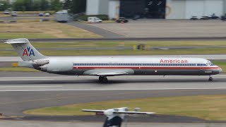 American Airlines McDonnell Douglas MD-83 [N9406W] takeoff from PDX