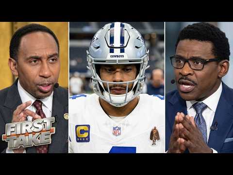 FIRST TAKE | “TRADE DAK NOW!” – Stephen A. Urges Irvin to Move On After Cowboys’ EMBARRASSING Loss