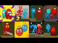 Fire and Water Stickman 2 : The Temple,Crewmate Adventure: Animation Parkour,Red and Blue Stickman