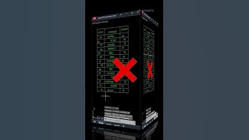 Table Text Order AutoCAD - #autocad #viral #yqarch