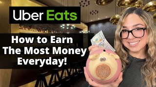 Uber Eats Driver  How to Earn the Most Money Everyday!