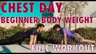 Beginner Chest Full Workout (No Equipment) | GENESIS DUO