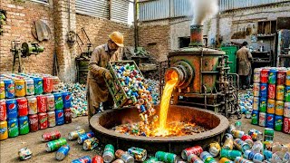 How Millions of Aluminum Cans are Recycled into Aluminum wire | Amazing Recycling Process