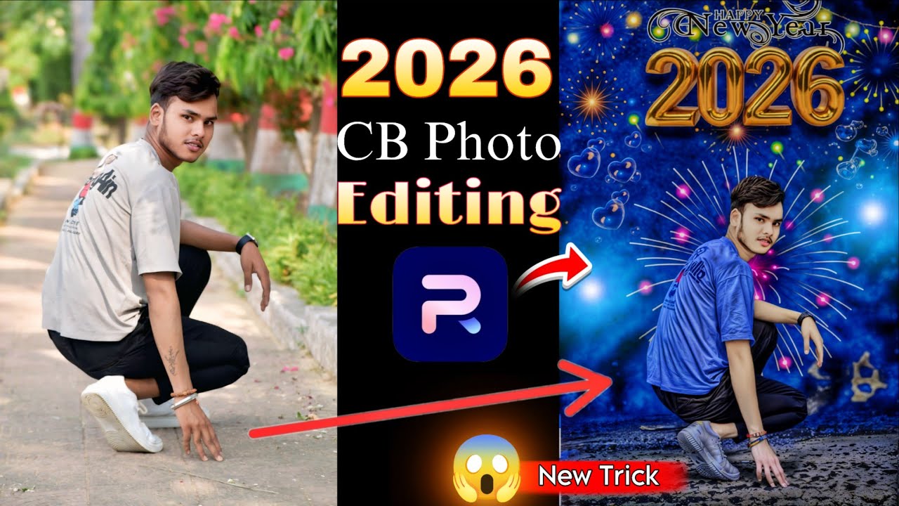 2026 Happy New Year Photo Editing 😱 || Cb Photo Editing 2026 || Cb Editing 🔥