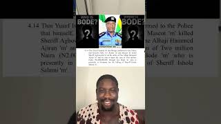 AIG JIMOH MOSHOOD  I HAVE THE FULL INVESTIGATION REPORT COMPILED BY YOU IN THE CASE OF AHMED Tajudee