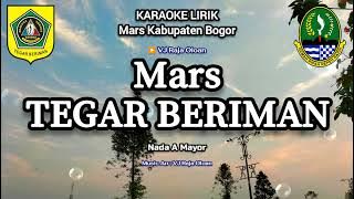 Mars Kabupaten Bogor. Mars Tegar Beriman. Karaoke Lirik Nada A . VJ Raja Oloan Music Arr