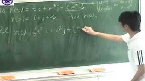 13.2 Derivatives and Integrals of Vector Functions 題號：40