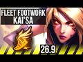 KAI'SA &amp; Seraphine vs MEL &amp; Xerath (ADC) | Good KDA: 26/1/6, Fleet Footwork | KR Master | 26.9
