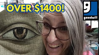 I FOUND OVER $1400 Of Profitable Items to Resell at Goodwill! Thrift With Me