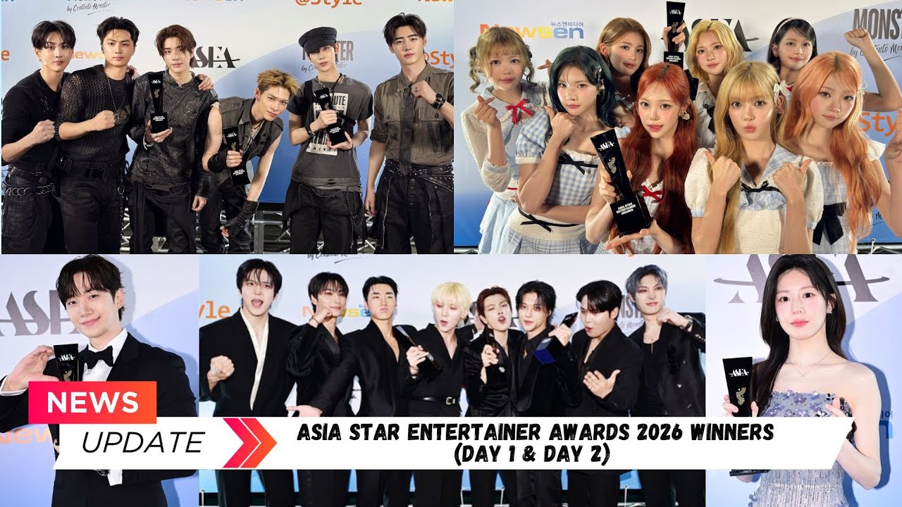 Asia Star Entertainer Awards 2026 ASEA Winners Full List | Day 1-2