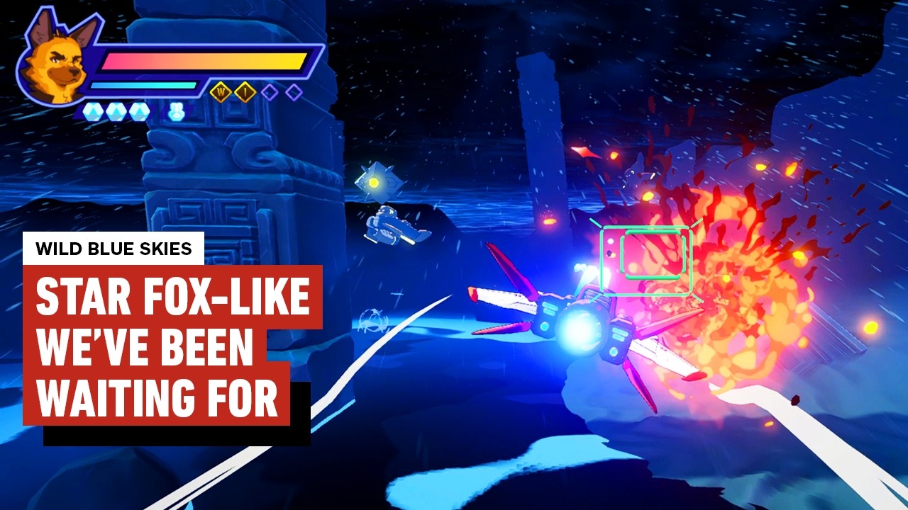 A True Star Fox 64 Spiritual Successor - Wild Blue Skies Gameplay