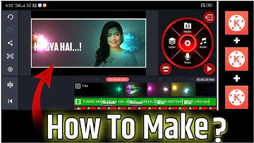 How To Make Trending Cinematic WhatsApp Status Video In Kinemaster Tutorial | New Design Lyrics