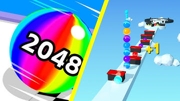 🟢 🟡 Ball Run 2048 Vs Stack Rider | Gameplay Android ios | Android Gameplay Video | NO. MS200C