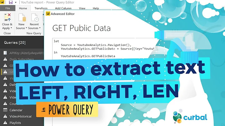 Extract in Power Query (LEN, LEFT, RIGHT in excel) - #6 (M)agic (M)ondays