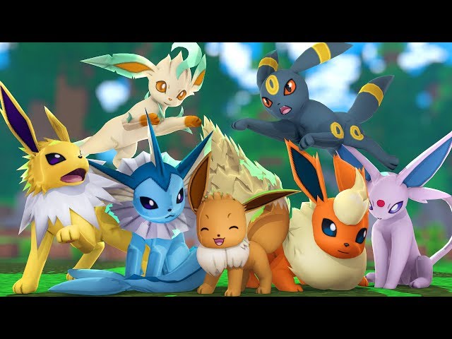 Minecraft: QUAL É A MELHOR EVOLUÇÃO DO EEVEE? - POKÉMON