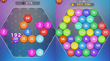 Dot Puzzle (Score 952.39k) Numbers Game! Merge 2048 Gameplay Android iOS