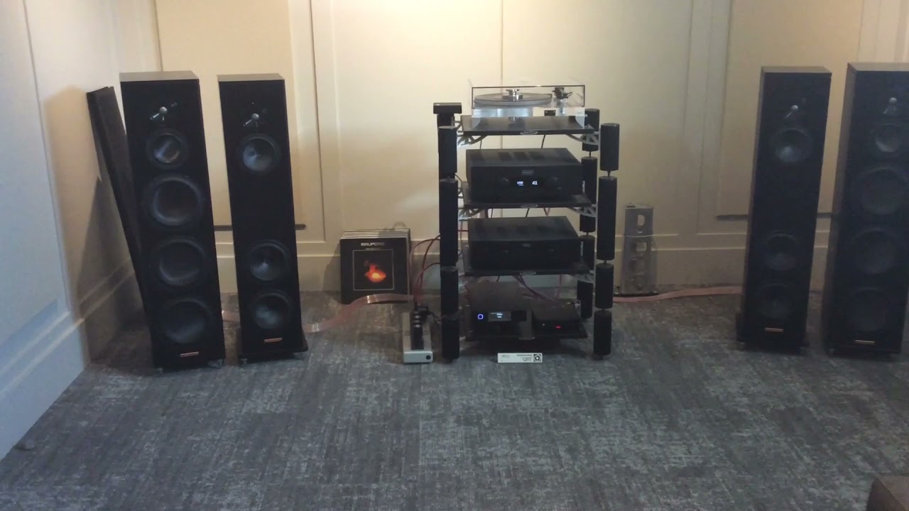 Hegel 390, Magico A5, Aurender N100, Nordost Heimdall 2 Cables & QRT power.