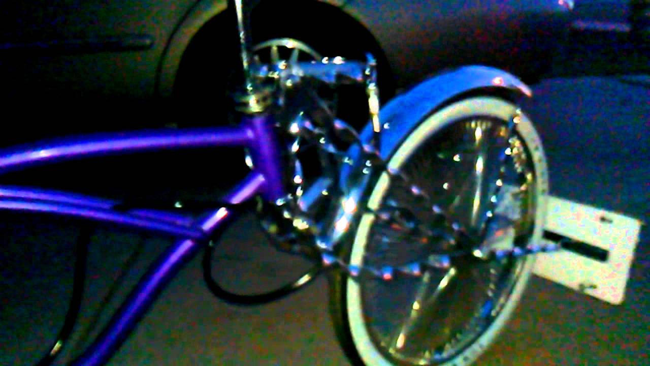 LOWRIDER BIKE WITH HYDRAULICS YouTube