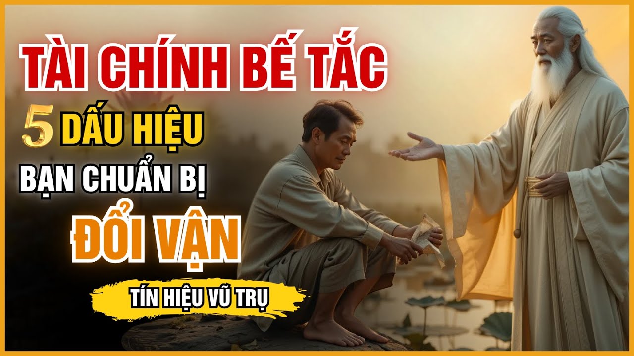 TÀI CHÍNH BẾ TẮC - 5 DẤU HIỆU BẠN CHUẨN BỊ ĐỔI VẬN - TÍN HIỆU VŨ TRỤ - LỜI DẠY CỔ NHÂN