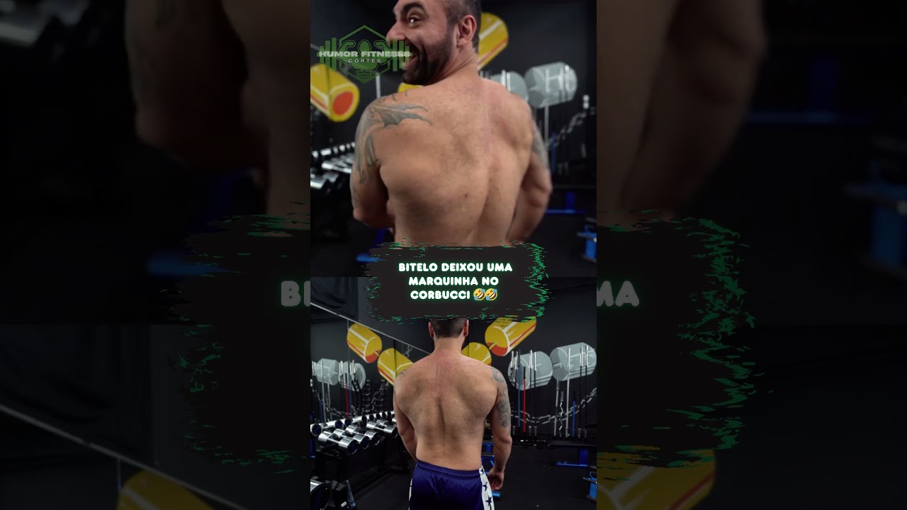 Olha o que bitelo fez com o corbucci 🤣🤣 #academia #humor #fyp #growth #cbum