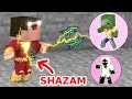 Monster School : Noob Super Hero SHAZAM Fighting The Baby Baby Zombie Evil - Minecraft Animation