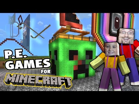 Minecraft Pocket Edition Spiele von MIKE + Restaurant & New Roller Coaster! (W / Dad)