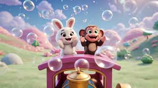 Bubble Ride Song - Monkey & Bunny Adventure