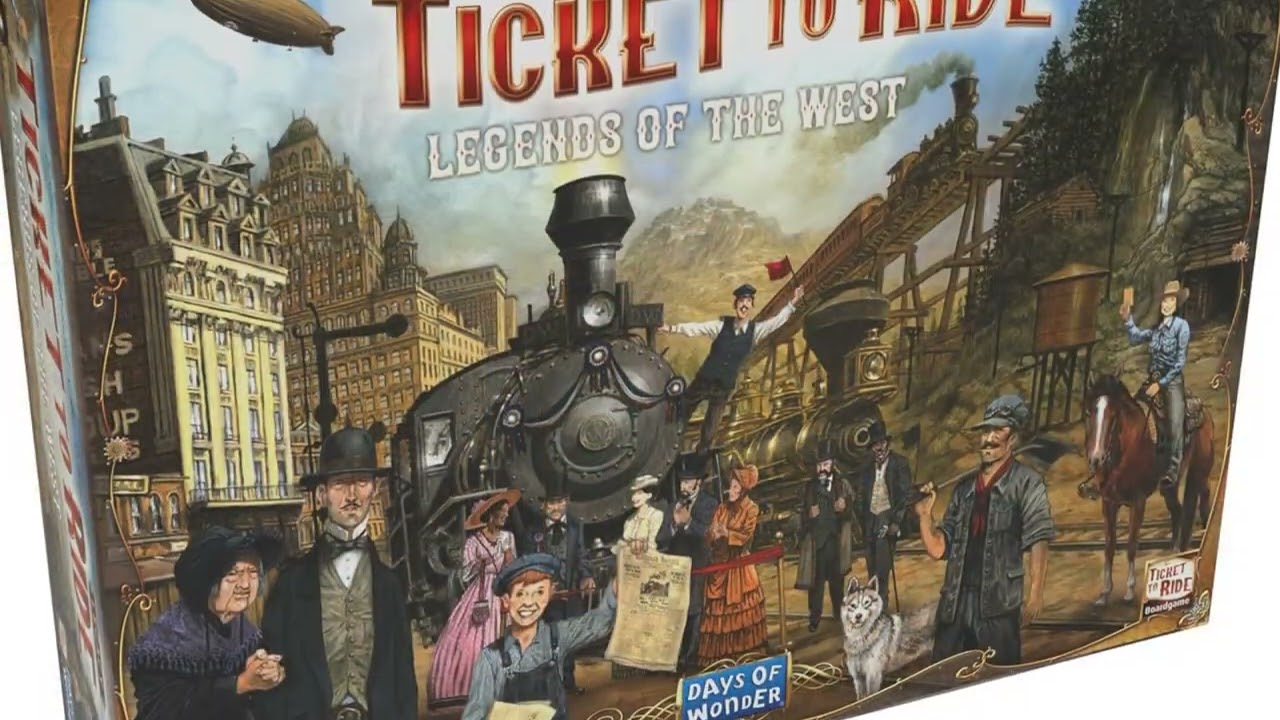 🚂 Ticket to Ride Legacy: The West | Legendary Train Adventure for Families!