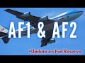 Chasing Air Force Two and seeing Air Force One&#39;s plane, plus an update on the Fed Reserve building.