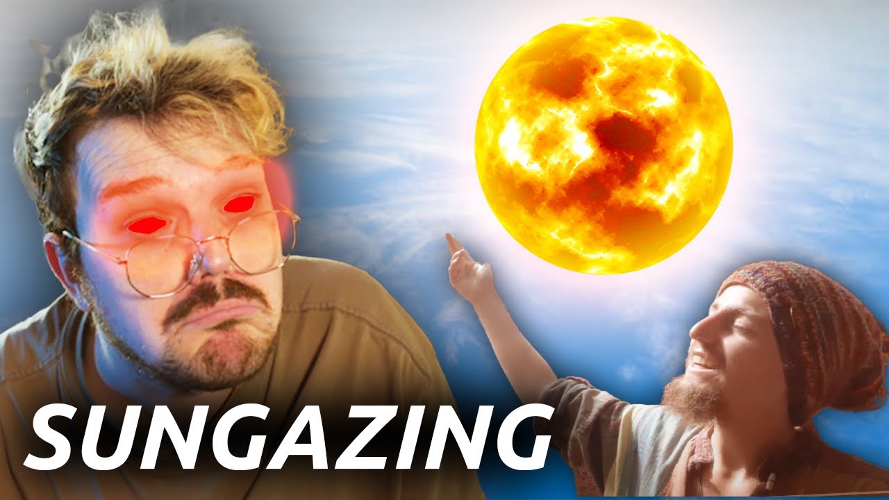 Regarder le SOLEIL dans les yeux est BON pour la SANTÉ (ne faites pas ça 😁🌈🌞)