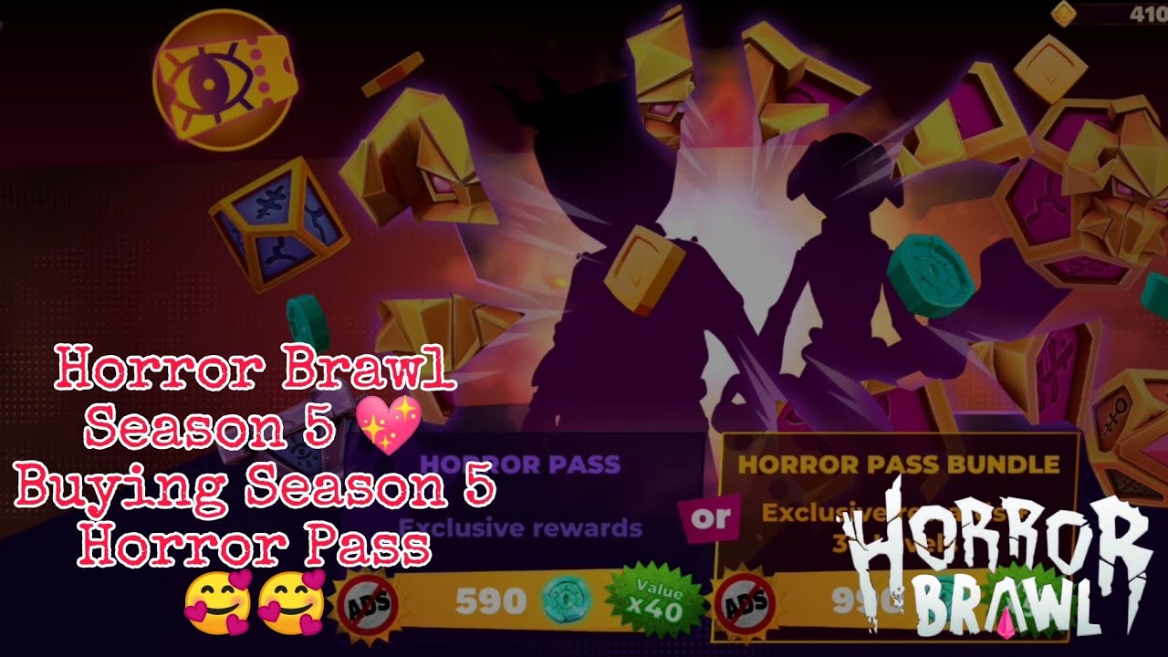 Horror Brawl: Buying Season 5 Horror Pass 🥳🥰