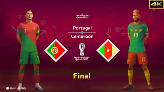 FIFA 23 | PORTUGAL vs. CAMEROON | RONALDO vs. CHOUPO-MOTING | FIFA WORLD CUP FINAL | [4K]